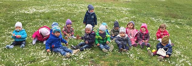 Kinder der Mutter-Kind-Gruppe Pavelsbach